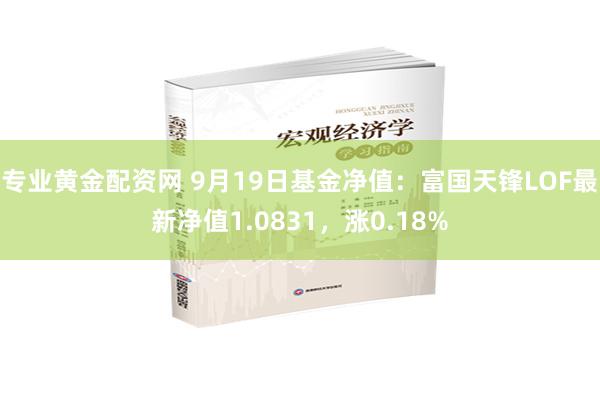 专业黄金配资网 9月19日基金净值：富国天锋LOF最新净值1.0831，涨0.18%